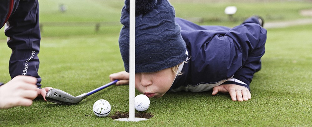 Der er også plads til masser af leg for de yngste juniorer.